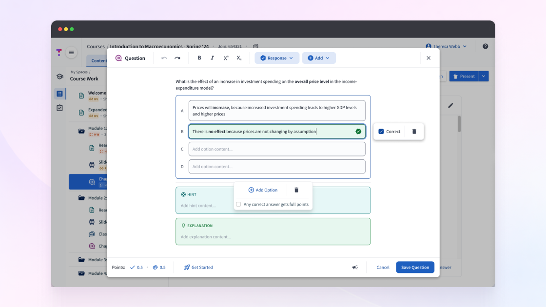 Building a better question experience